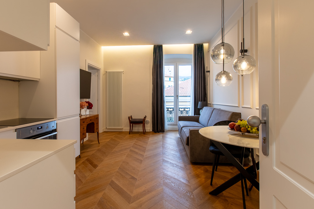 Twins Bilocale Sanremo — Kitchen